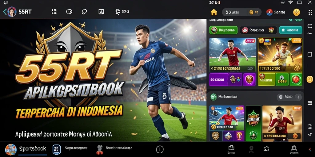 Tampilan gameplay 55RT yang menarik dan interaktif.