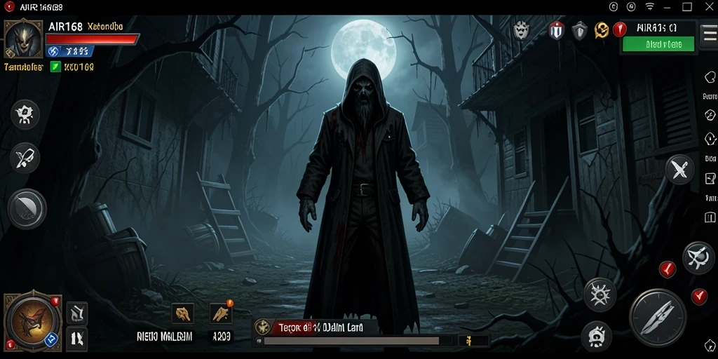 Tampilan gameplay menyeramkan dengan atmosfir mencekam.