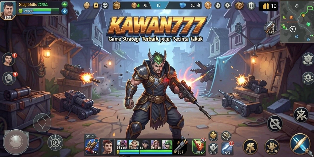 Tampilan gameplay KAWAN777 yang menarik dalam aksi strategi.