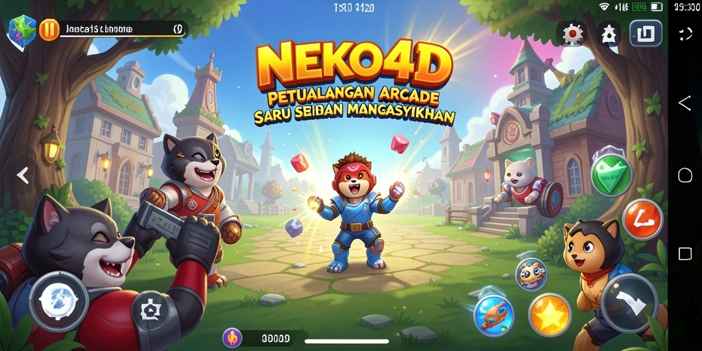 Tampilan menarik dari gameplay NEKO4D yang seru.