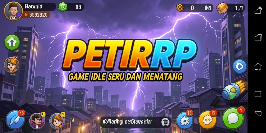 Tampilan gameplay PETIRRP yang menarik dan menghibur.
