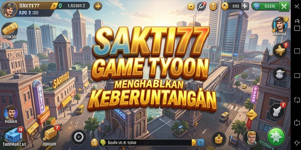 Tampilan gameplay SAKTI77 yang menarik dalam simulasi Tycoon.