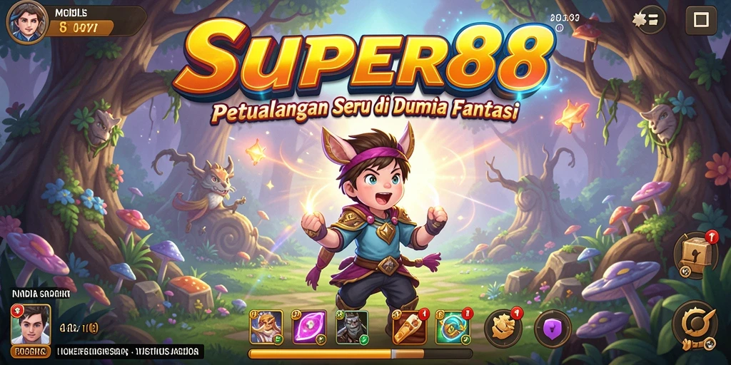 Screenshot menunjukkan gameplay penuh aksi di dunia petualangan.