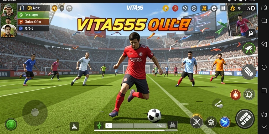 Gameplay VITA555 dengan aksi olahraga yang mendebarkan.